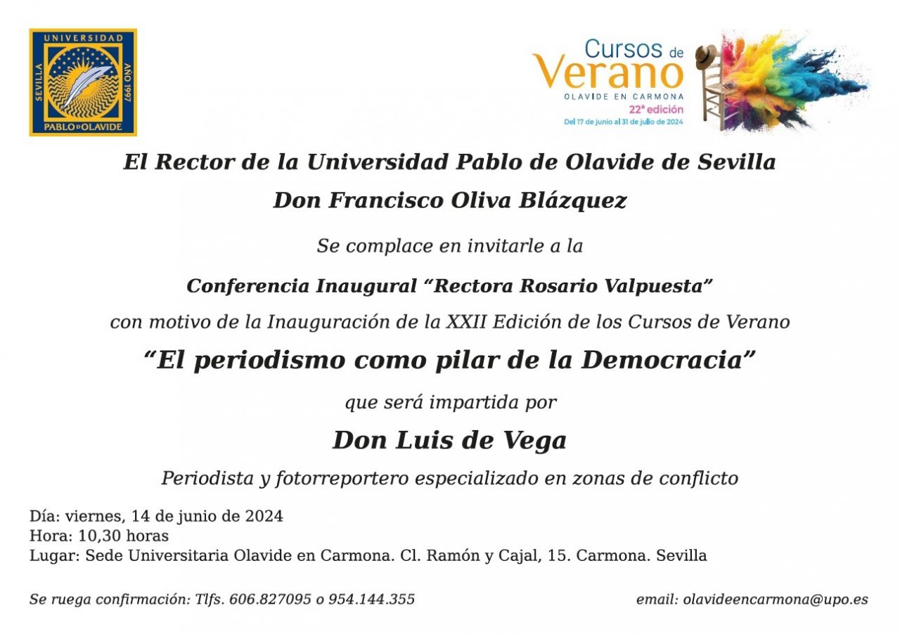 Conferencia inaugural UPO