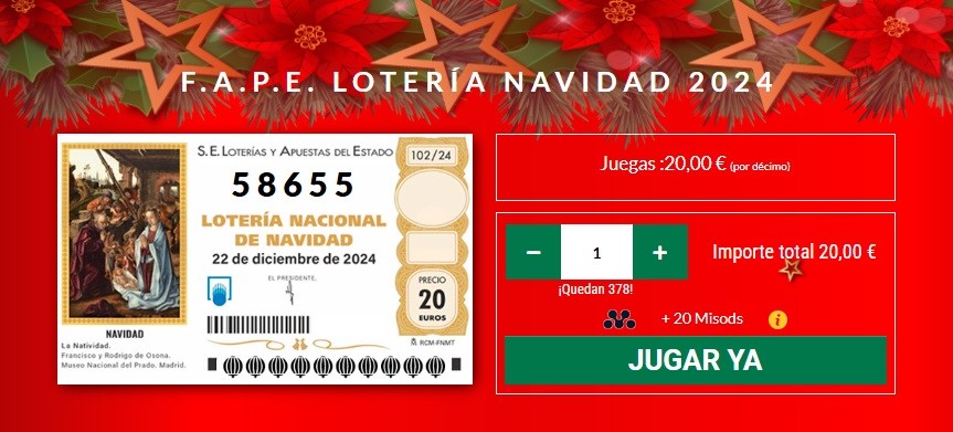 Lotería FAPE 2024