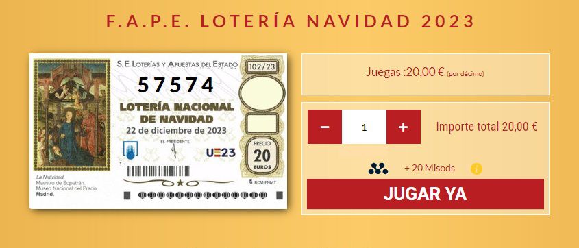 Lotería FAPE